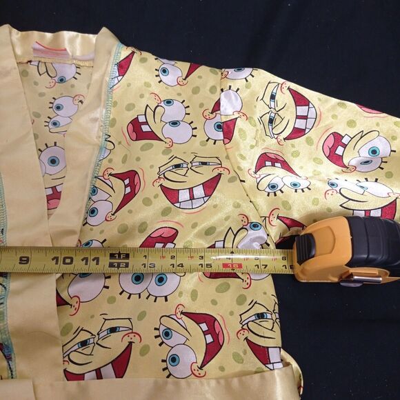 SPONGEBOB SQUARTPANTS BLANKET SNUGGIE KIDS YOUTH Size 6-8 NICKELODEON ROBE - Picture 5 of 7